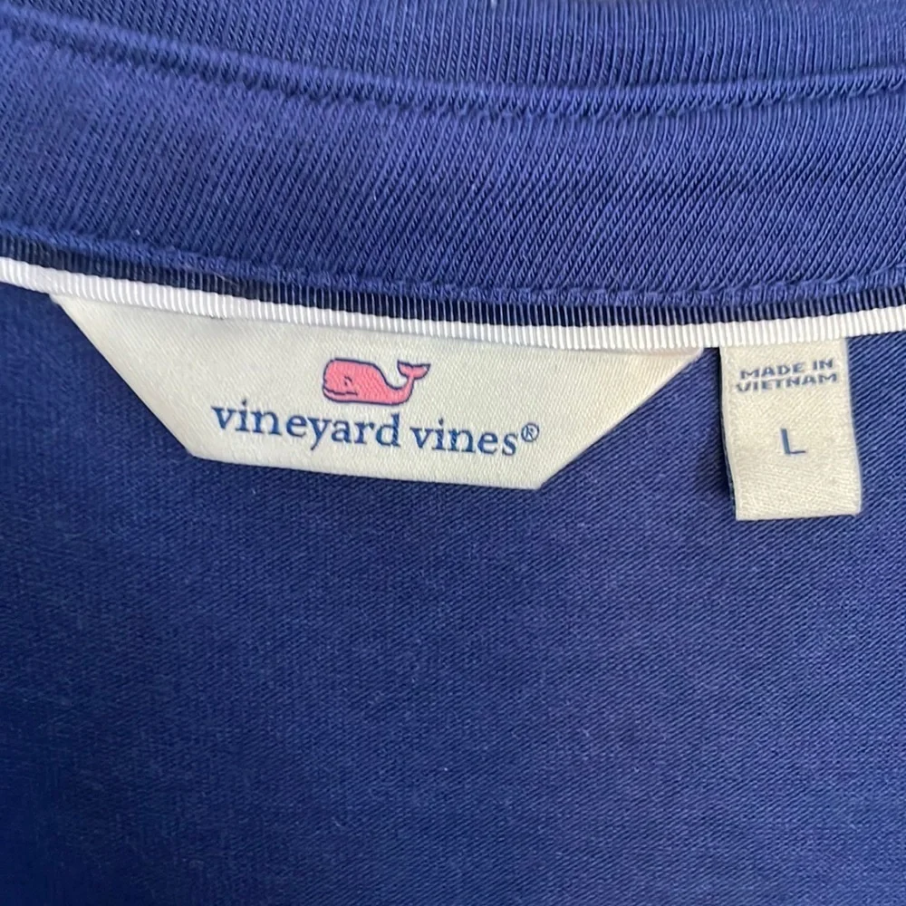 NWOT 🐳Vineyard Vines 🐳 3/4 Sleeve Collared Roomy Top, Women’s Large - Picture 3 of 5